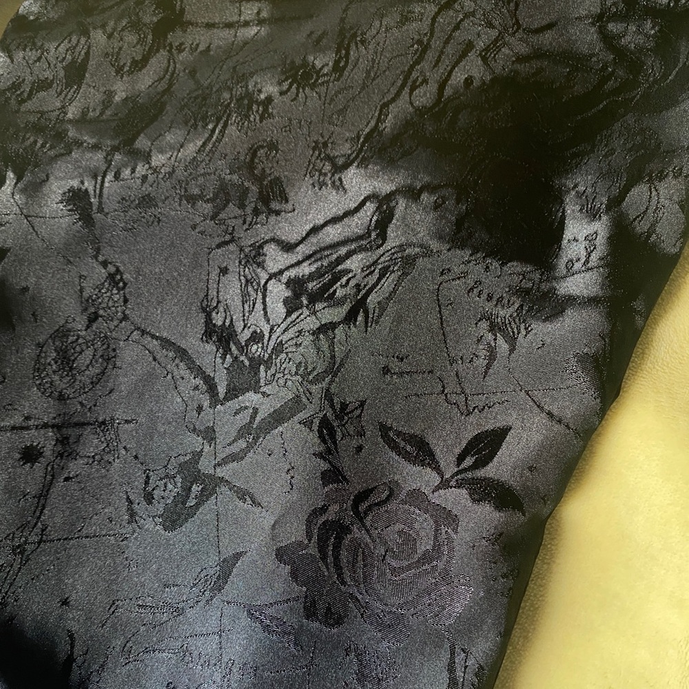 pattern silk pants - Picture 3 of 4